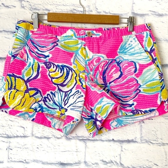 Lilly Pulitzer Adie Swept by Tide shorts 10 - Picture 1 of 5